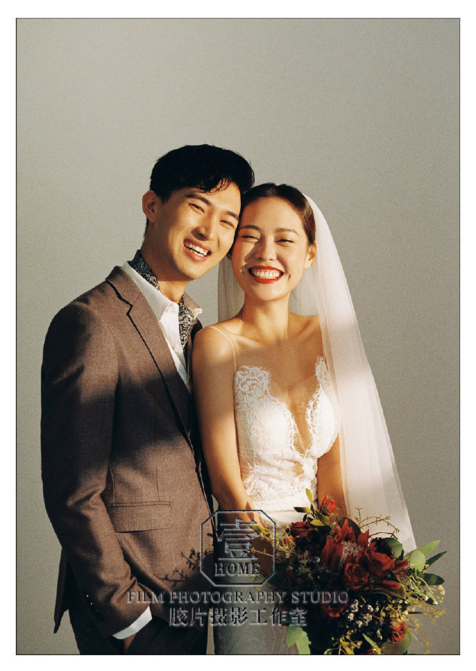 复古胶片老照片婚纱照图片 4