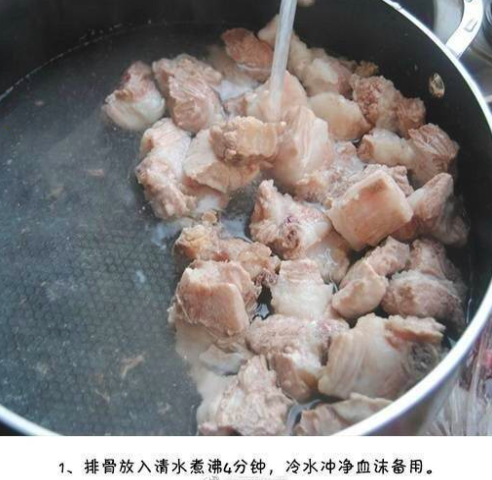下饭菜土豆烧排骨的做法 2