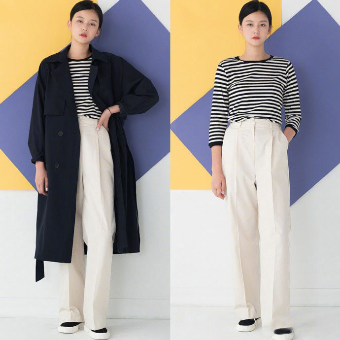 通勤休闲兼具的韩式初秋服装搭配图片 4