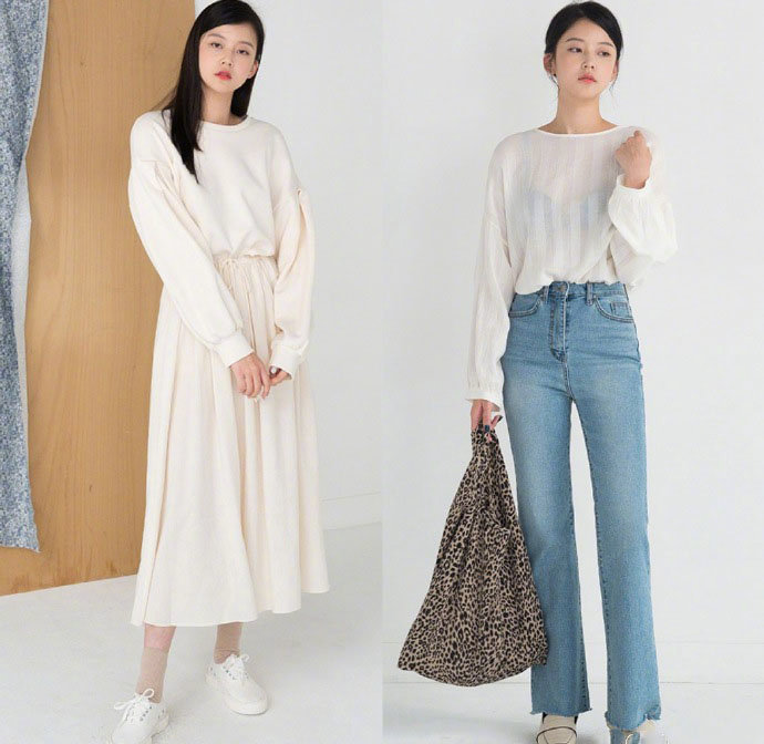 通勤休闲兼具的韩式初秋服装搭配图片 6