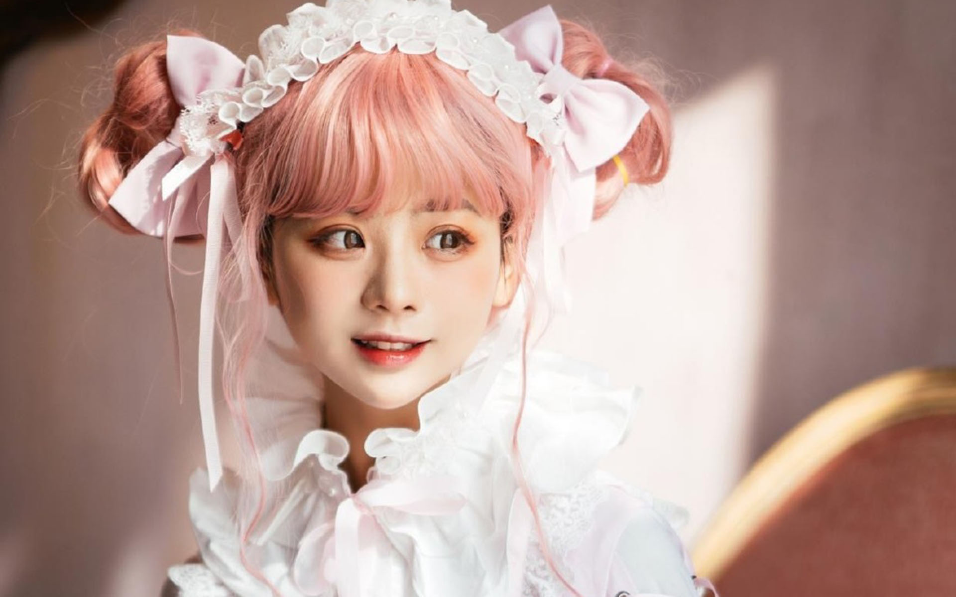 卡哇伊可爱萝莉cosplay美女桌面壁纸图片 11