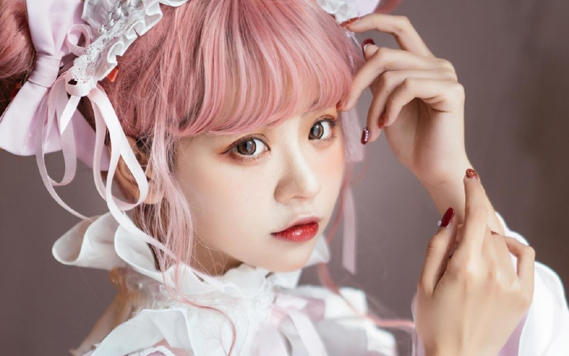 卡哇伊可爱萝莉cosplay美女桌面壁纸图片 13