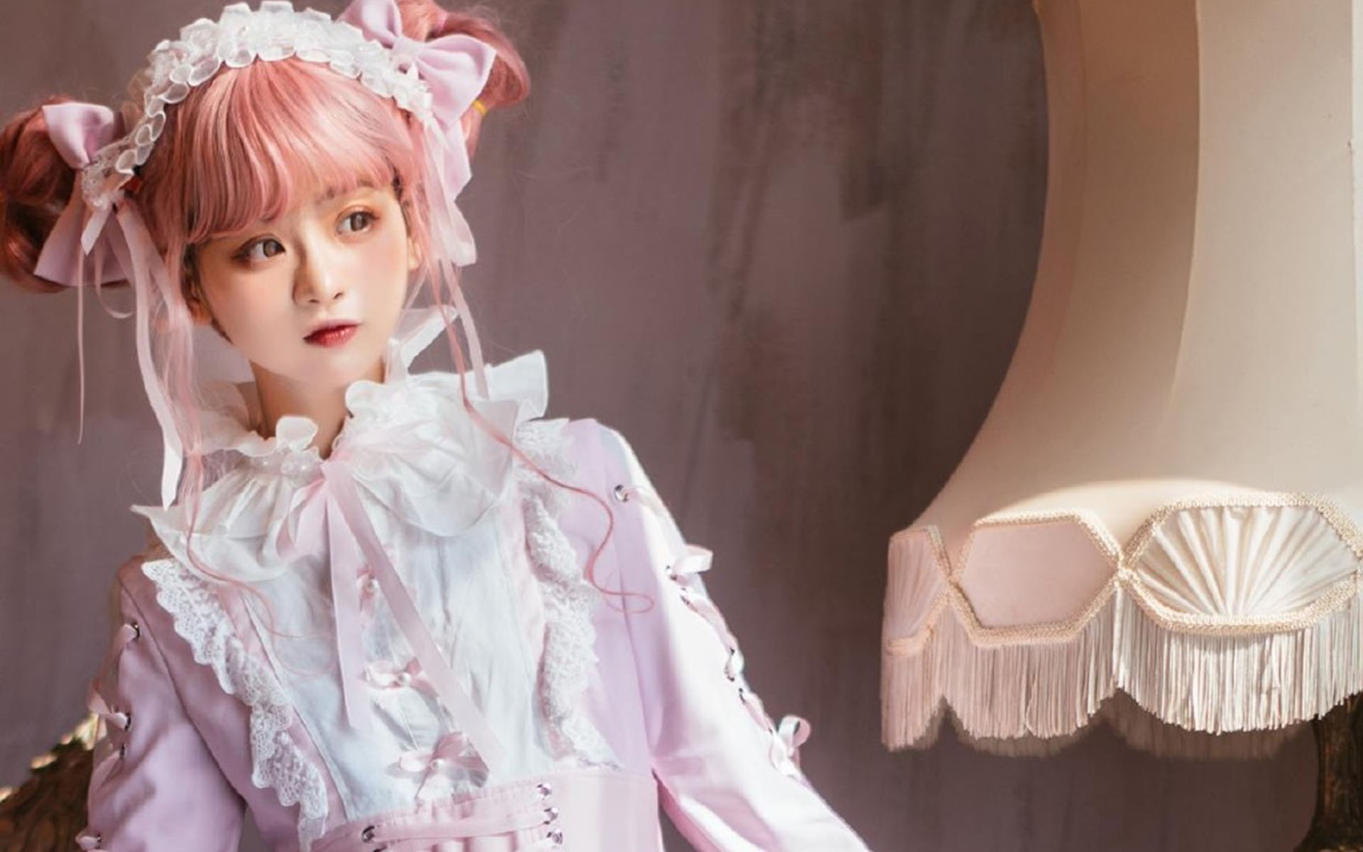 卡哇伊可爱萝莉cosplay美女桌面壁纸图片 15