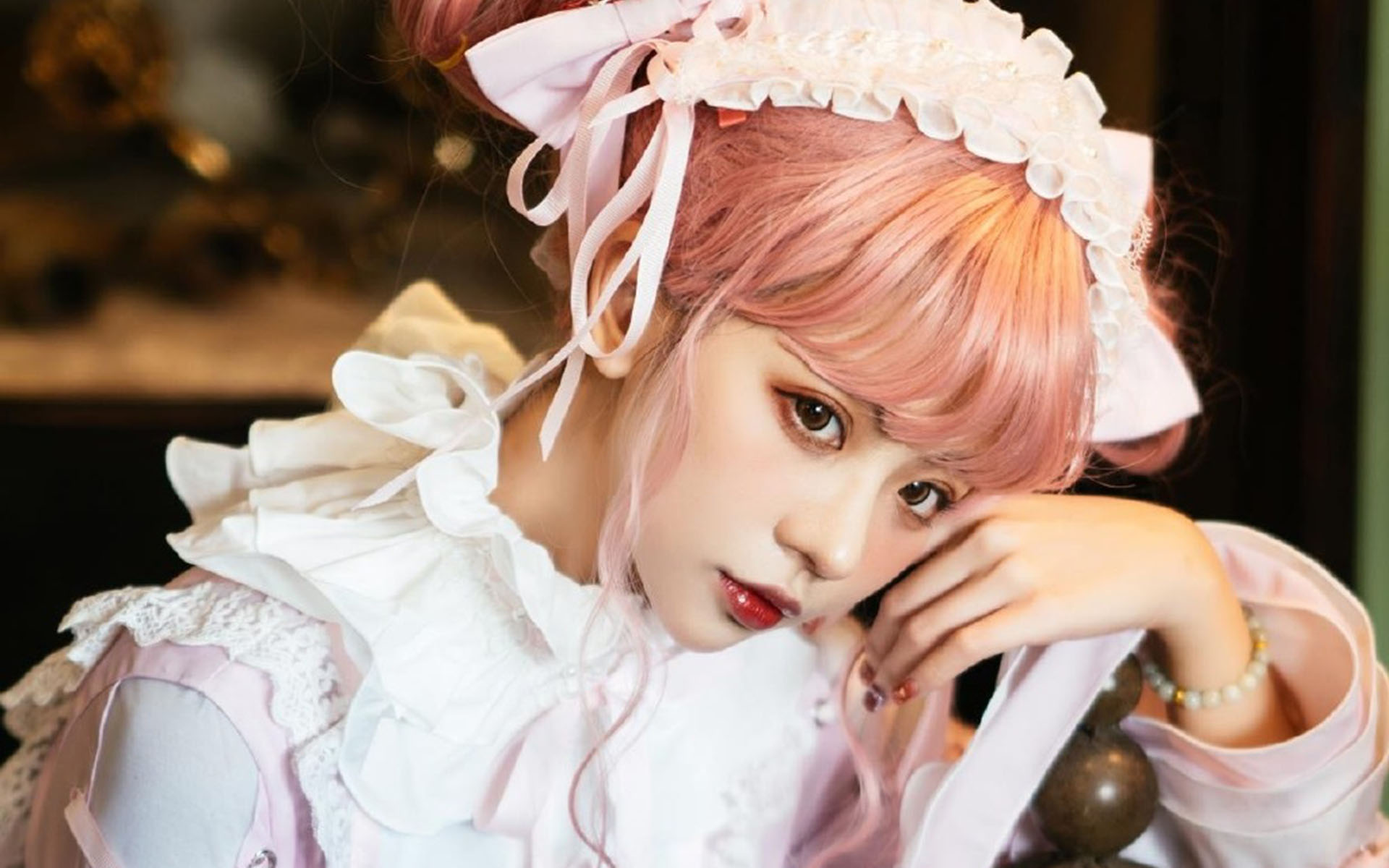 卡哇伊可爱萝莉cosplay美女桌面壁纸图片 21