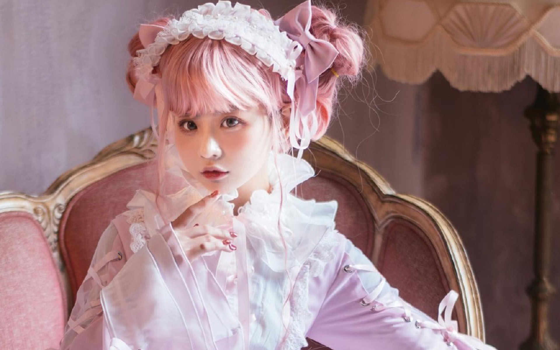 卡哇伊可爱萝莉cosplay美女桌面壁纸图片 23