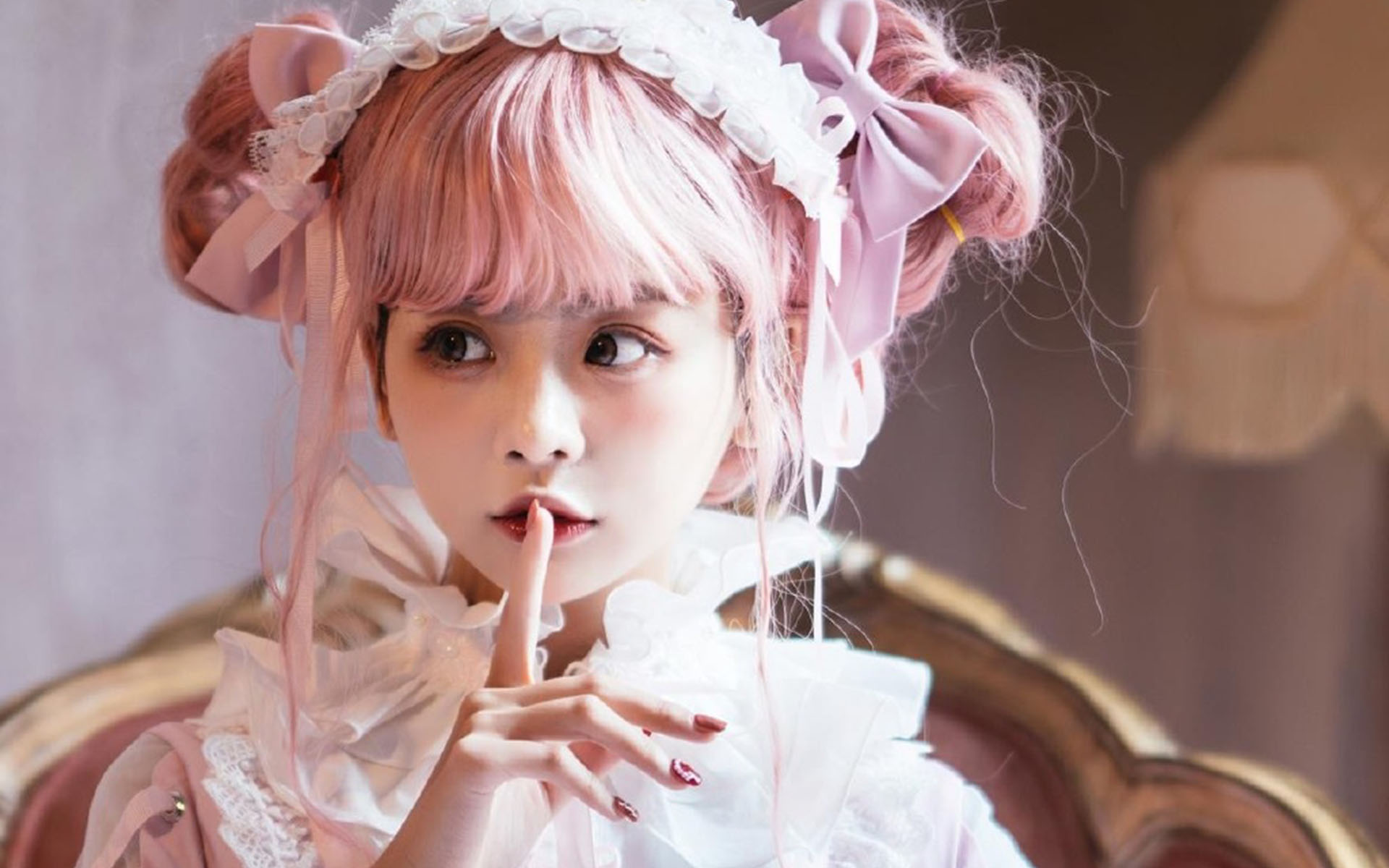 卡哇伊可爱萝莉cosplay美女桌面壁纸图片 25