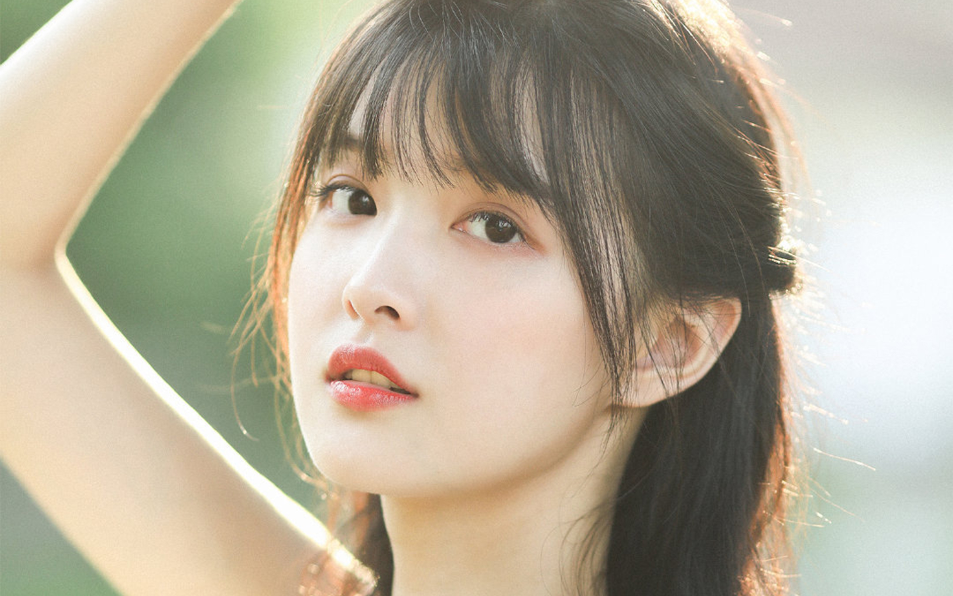 清纯美女仙气十足的高清桌面壁纸图片 11