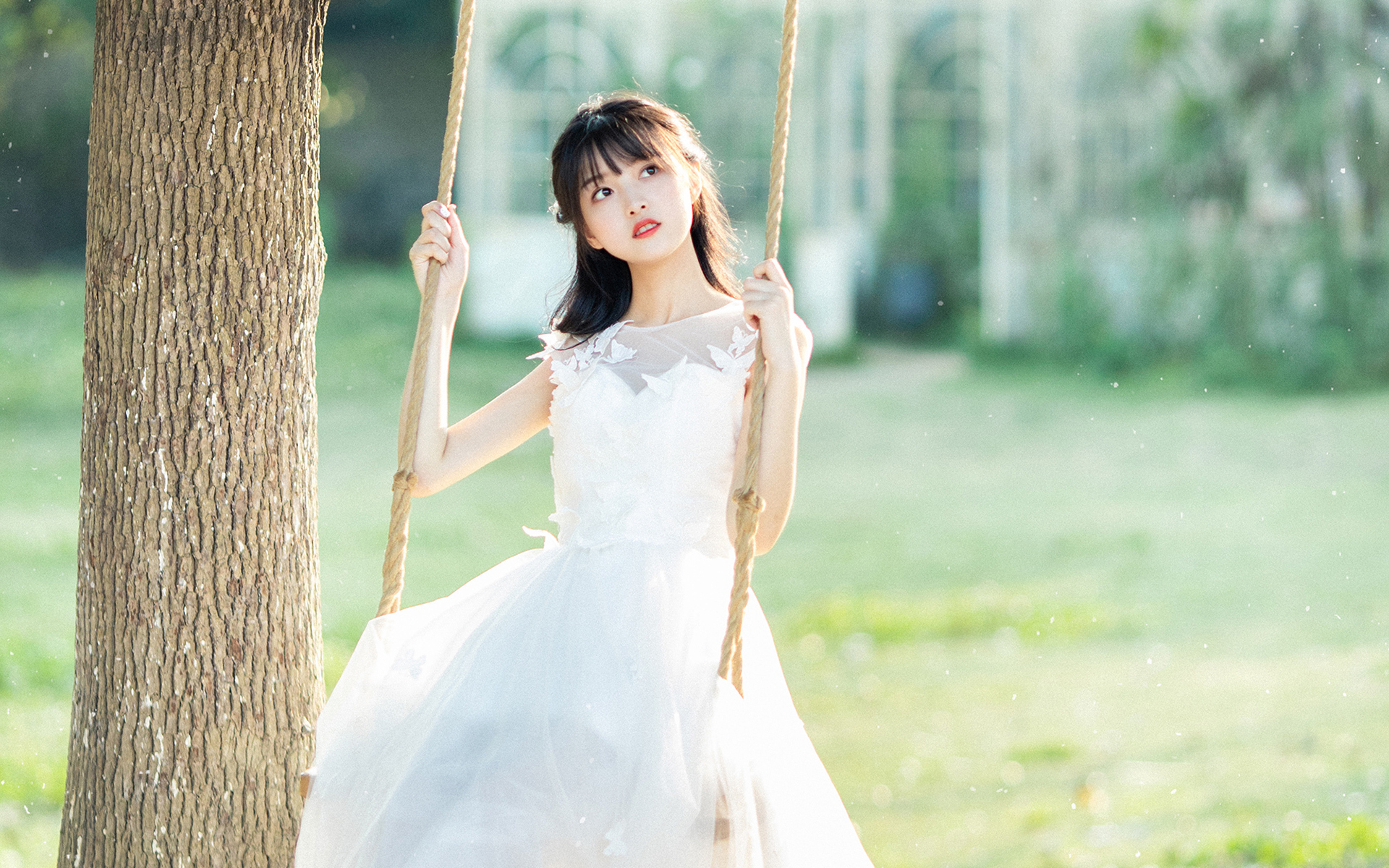 清纯美女仙气十足的高清桌面壁纸图片 13
