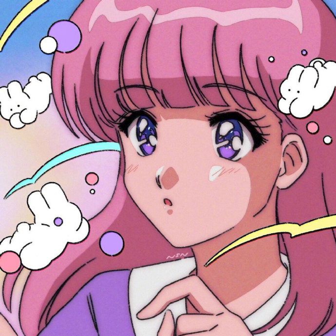 漫画头像女生图片 可爱美女头像图片 13