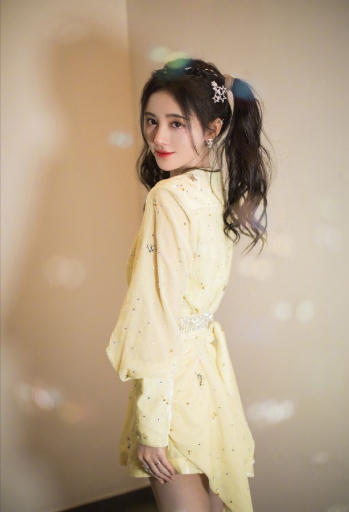 中国女明星的双马尾造型图片 7