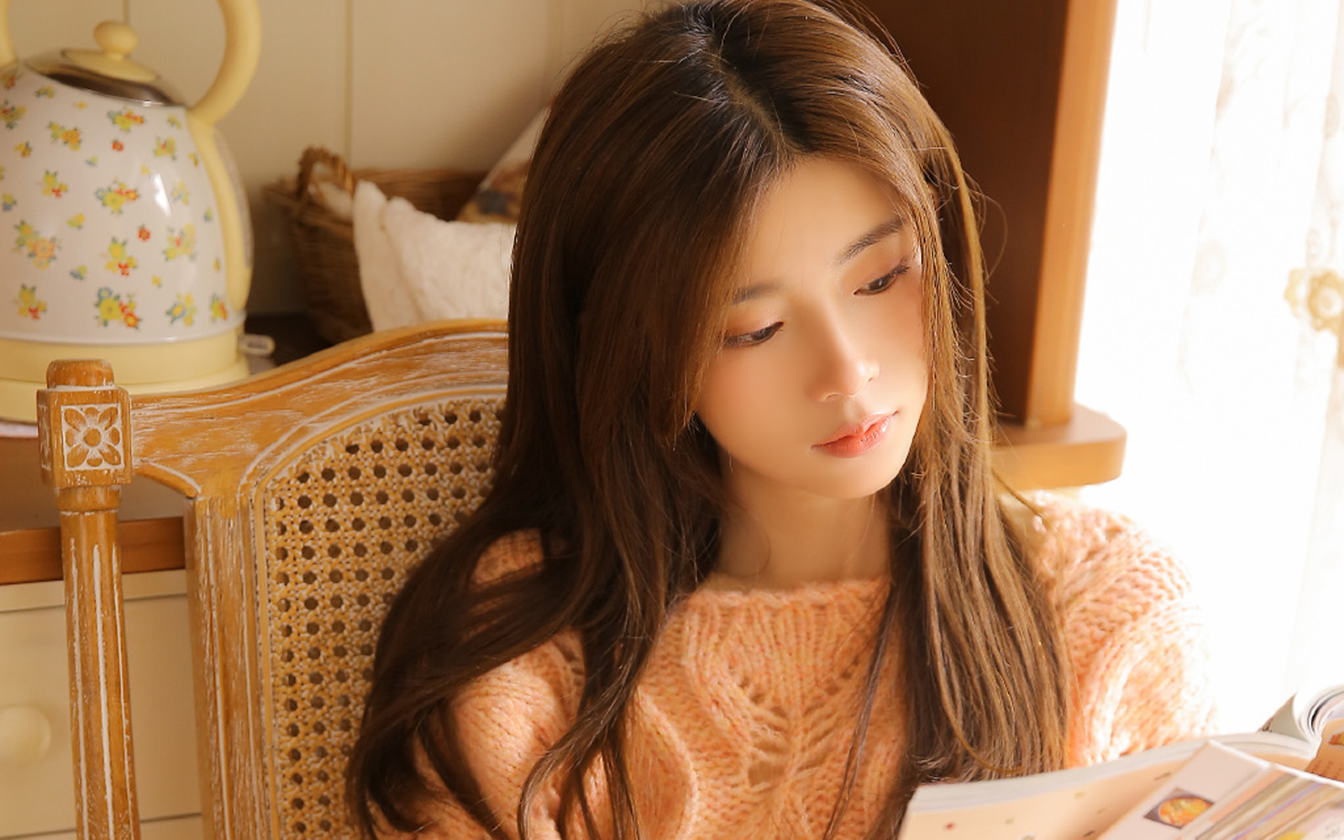 清新元气美女性感写真桌面壁纸 2
