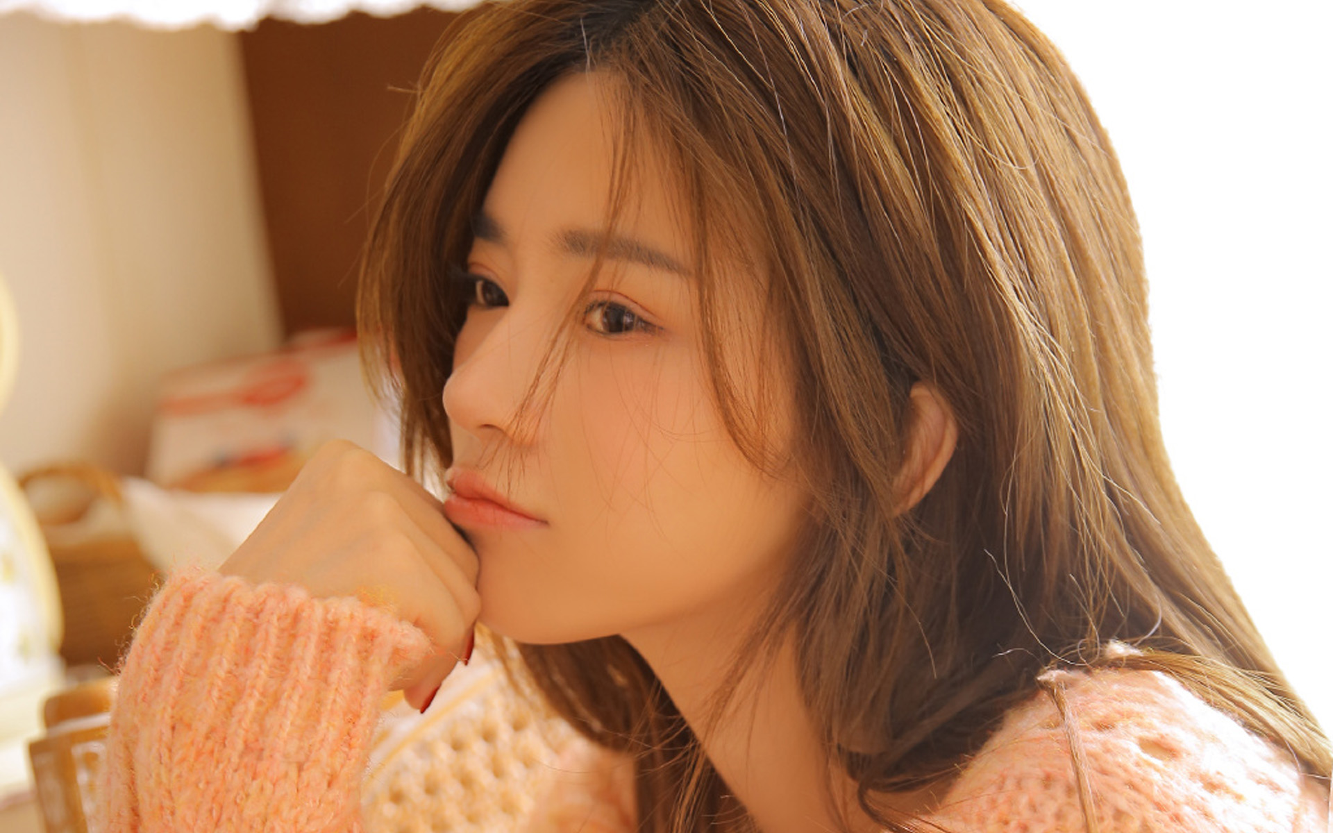 清新元气美女性感写真桌面壁纸 3