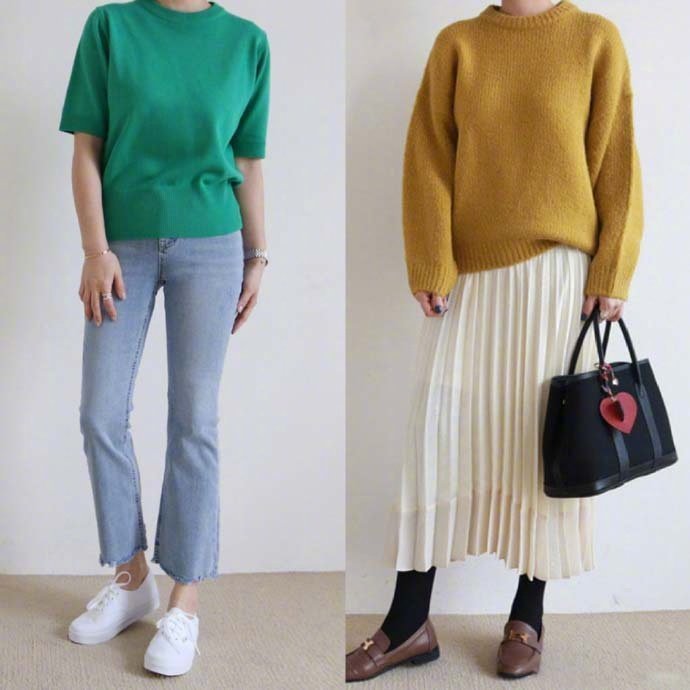 简约的设计和马卡龙色系服装搭配参考 9