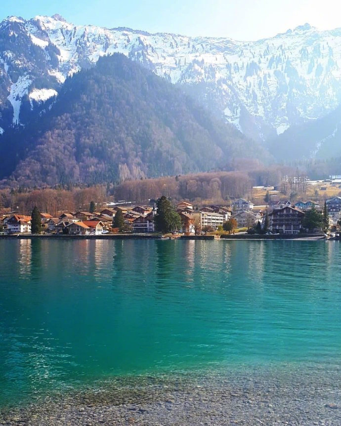 瑞士风景图片因特拉肯小镇美景 4