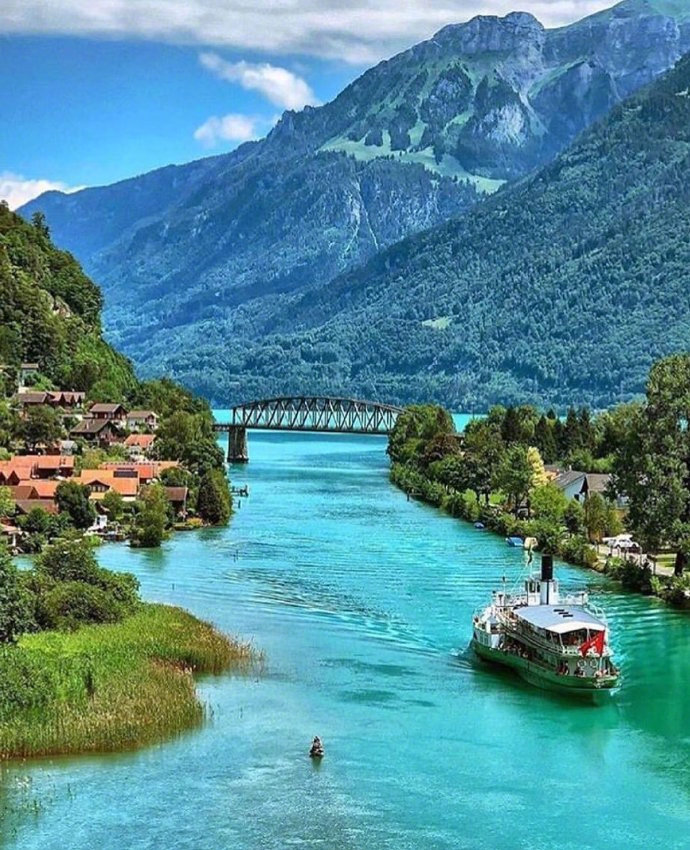 瑞士风景图片因特拉肯小镇美景 6