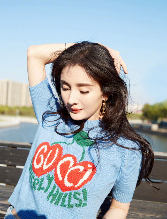 处女座女生北京女孩杨幂直播照片 9