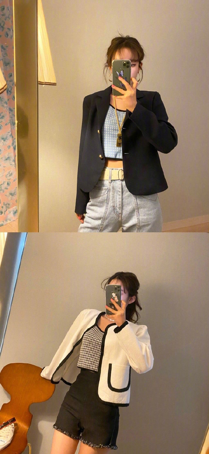 带有复古迷人的春夏搭配图片 3