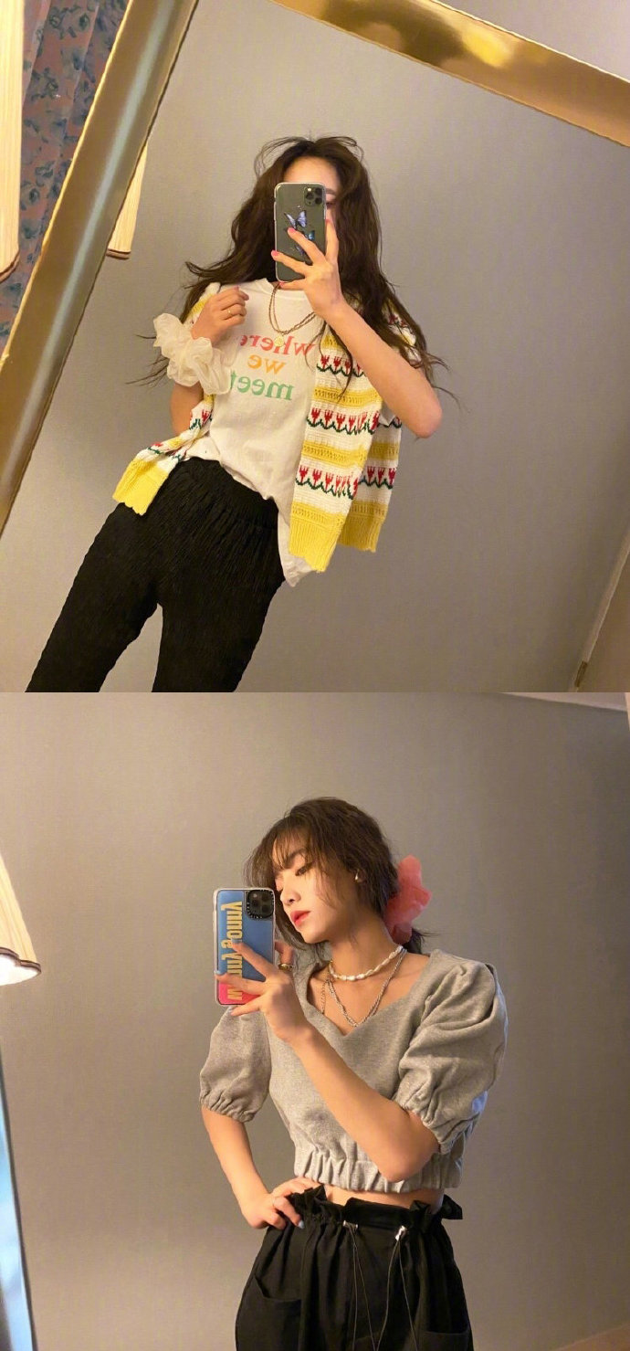 带有复古迷人的春夏搭配图片 5