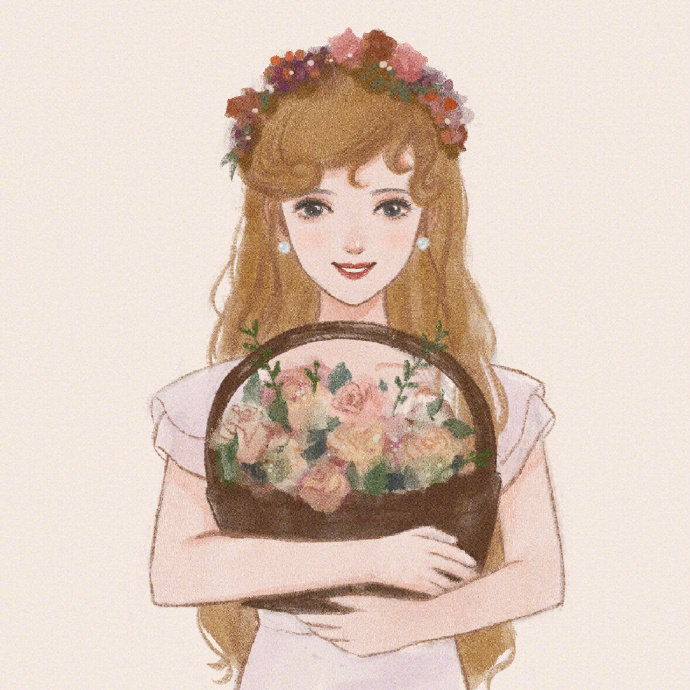 迪士尼公主手绘插画头像女生图片 4