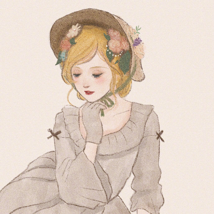 迪士尼公主手绘插画头像女生图片 5