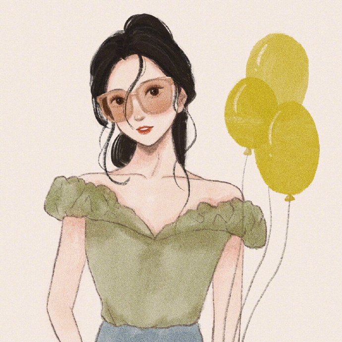 迪士尼公主手绘插画头像女生图片 8