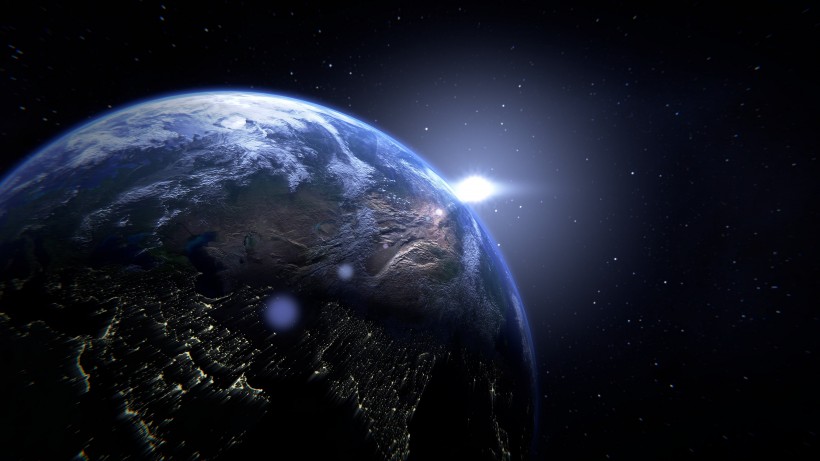宇宙中的地球风景图片 3