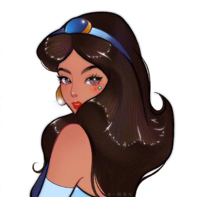 迪士尼公主美女头像 漫画人物头像图片 7