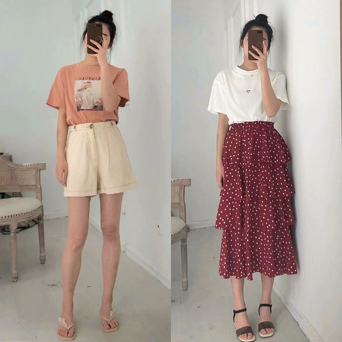 休闲范美女炎炎夏日元气穿搭 5
