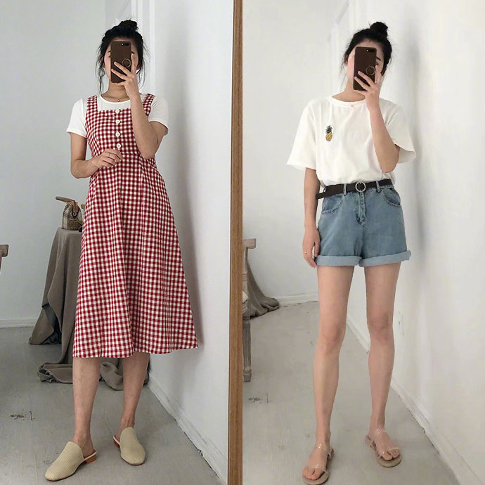 休闲范美女炎炎夏日元气穿搭 6