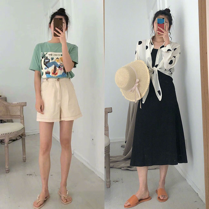 休闲范美女炎炎夏日元气穿搭 7