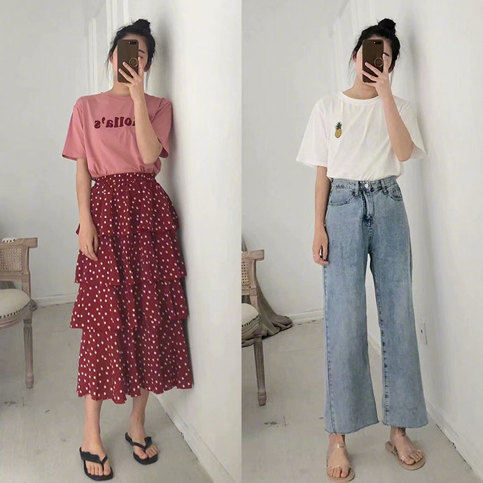 休闲范美女炎炎夏日元气穿搭 8