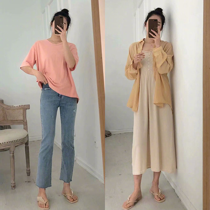 休闲范美女炎炎夏日元气穿搭 9