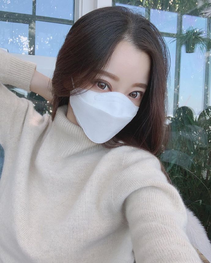 氧气女神口罩下的美颜盛世自拍照 2