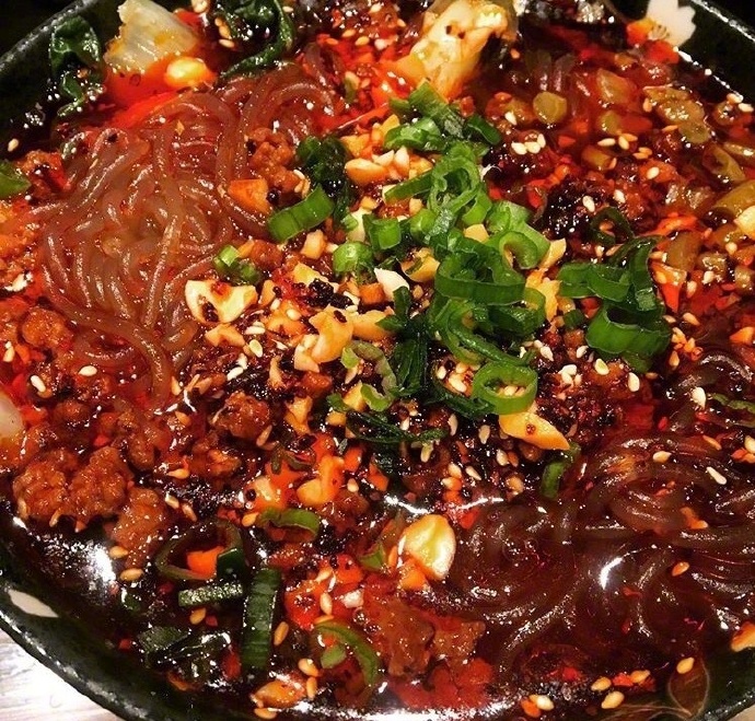 重庆美食四川小吃酸辣粉图片