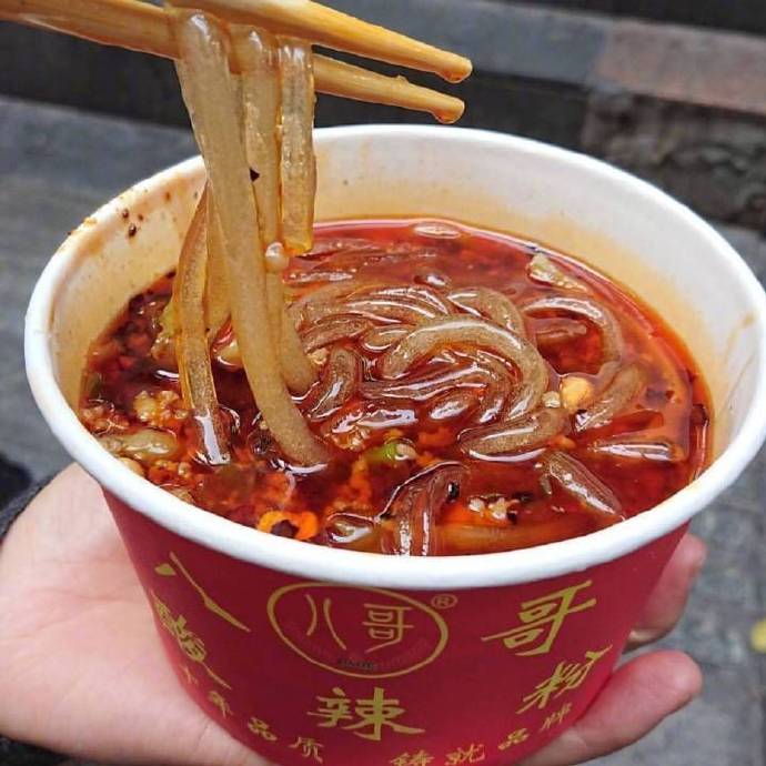 重庆美食四川小吃酸辣粉图片 6