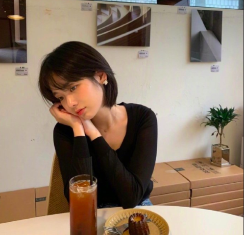 韩国短发美少女Gina氧气女神图片 16