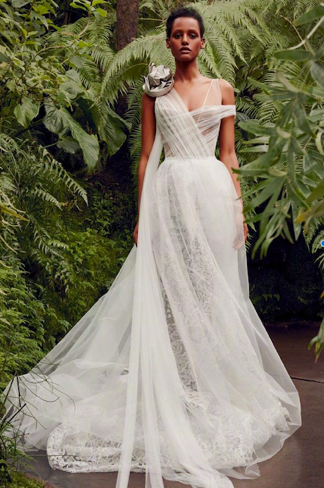 Vera Wang2020轻盈冬季婚纱图片 9