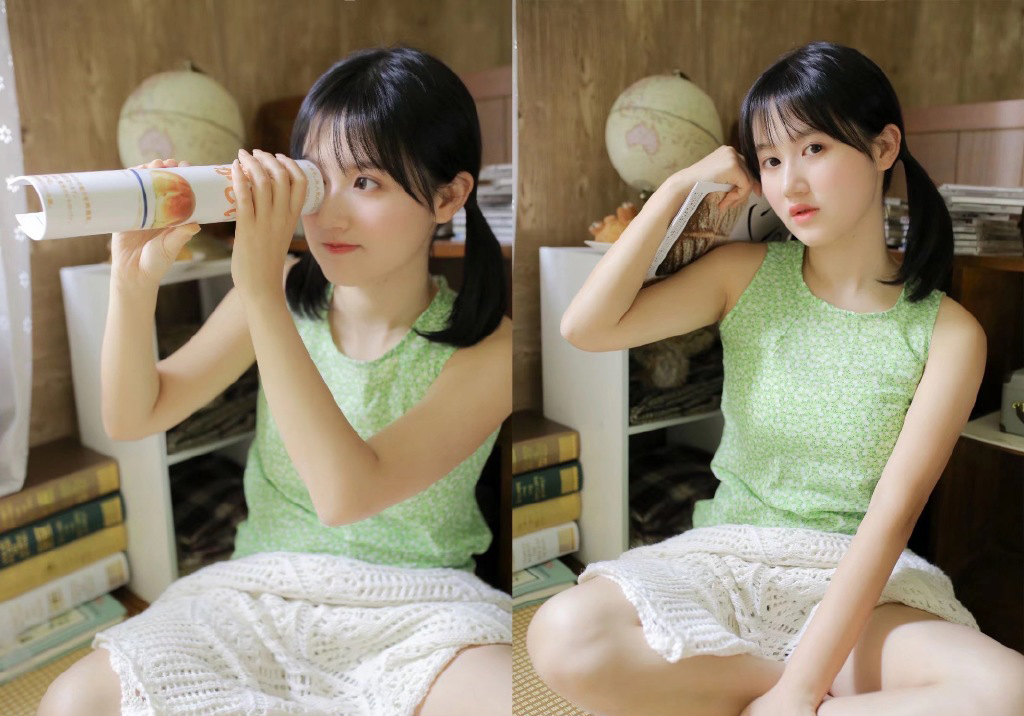 清新姑娘白皙美腿诱惑私房大片 7