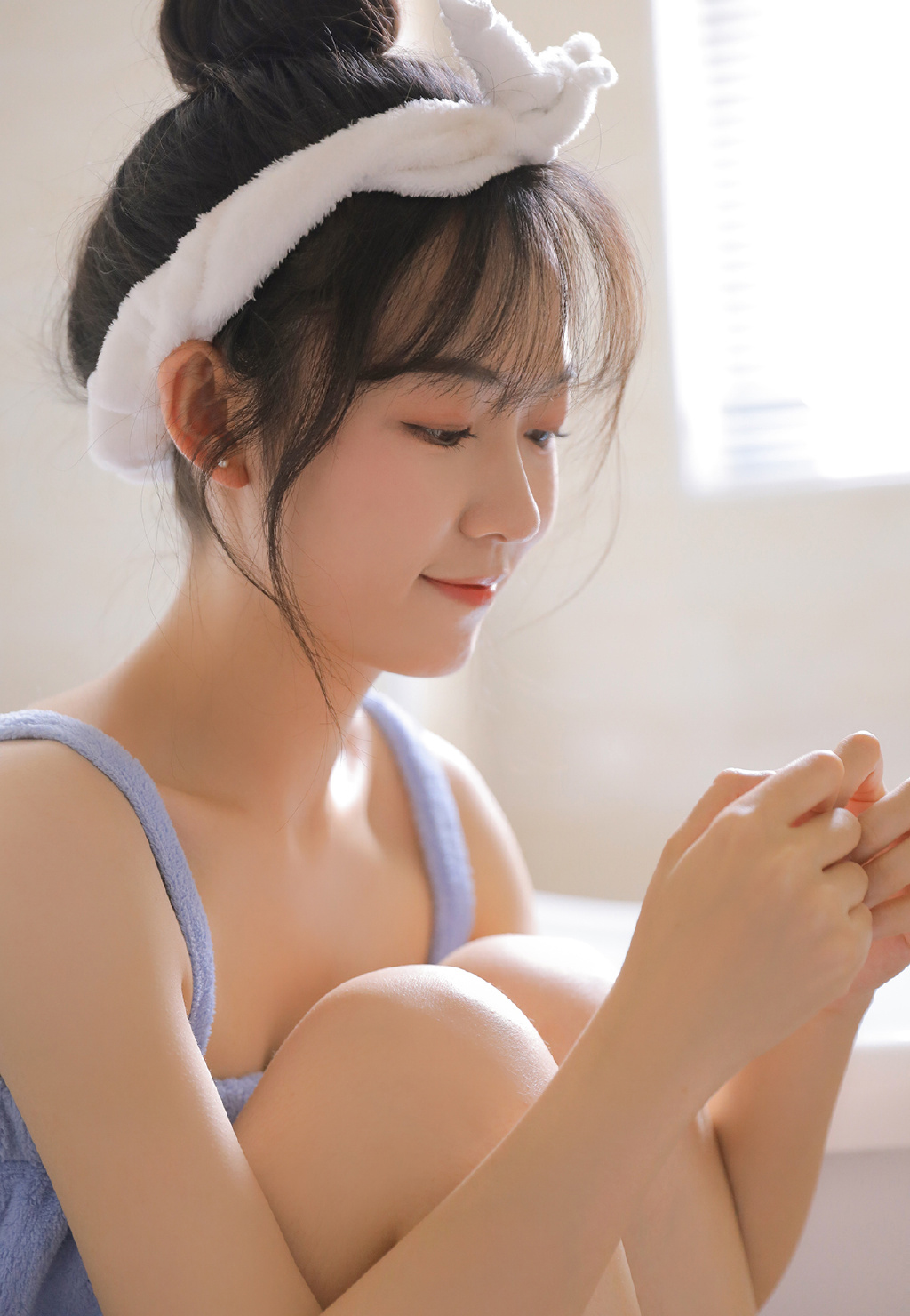 吊带内衣女生私房美照 3
