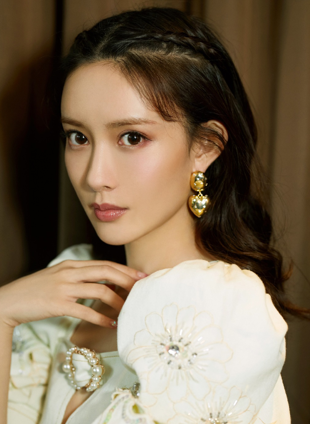 射手座美女明星孟子义复古甜美写真图片 2