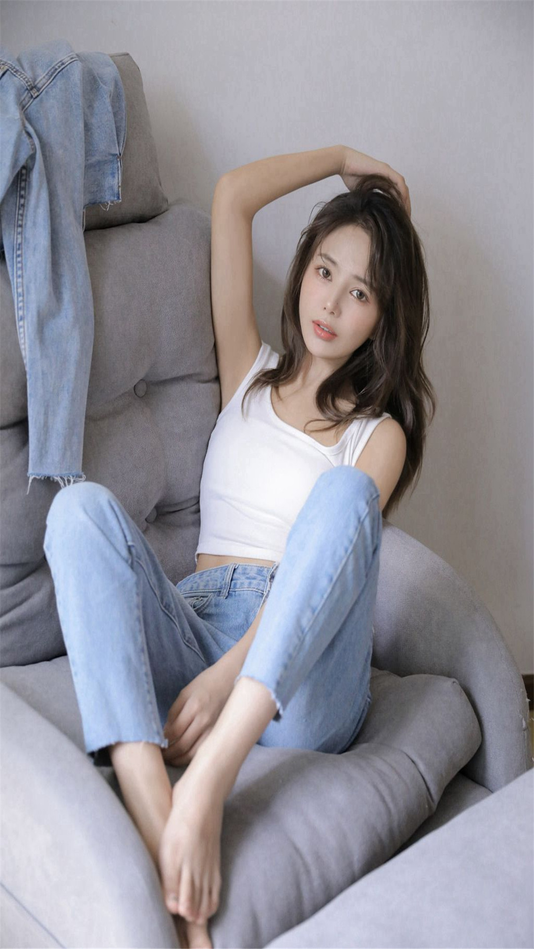 清纯美女背心诱惑高清图片 7