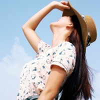 qq头像女生小清新侧脸 7