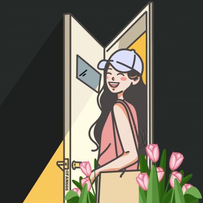 情侣头像虎年可爱卡通 6