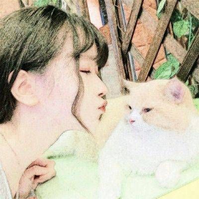 微信头像女可爱小清新手绘