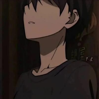 压抑孤独忧郁的动漫头像 3