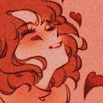 女生头像红色系动漫 6