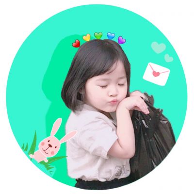 可爱圆形头像 2