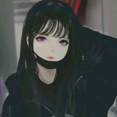 头像女背影或侧面动漫