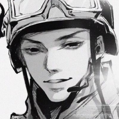 头像黑白高冷男侧脸动漫 5