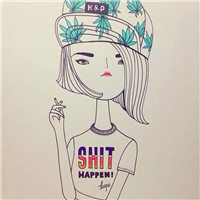 女头像ins高级质感漫画情头 1